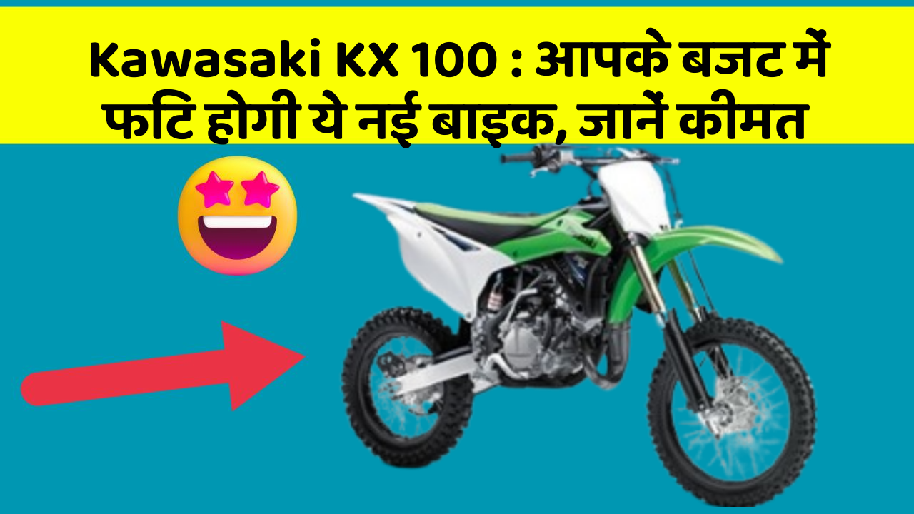 Kawasaki KX 100:आपके बजट में फिट होगी ये नई बाइक, जानें कीमत